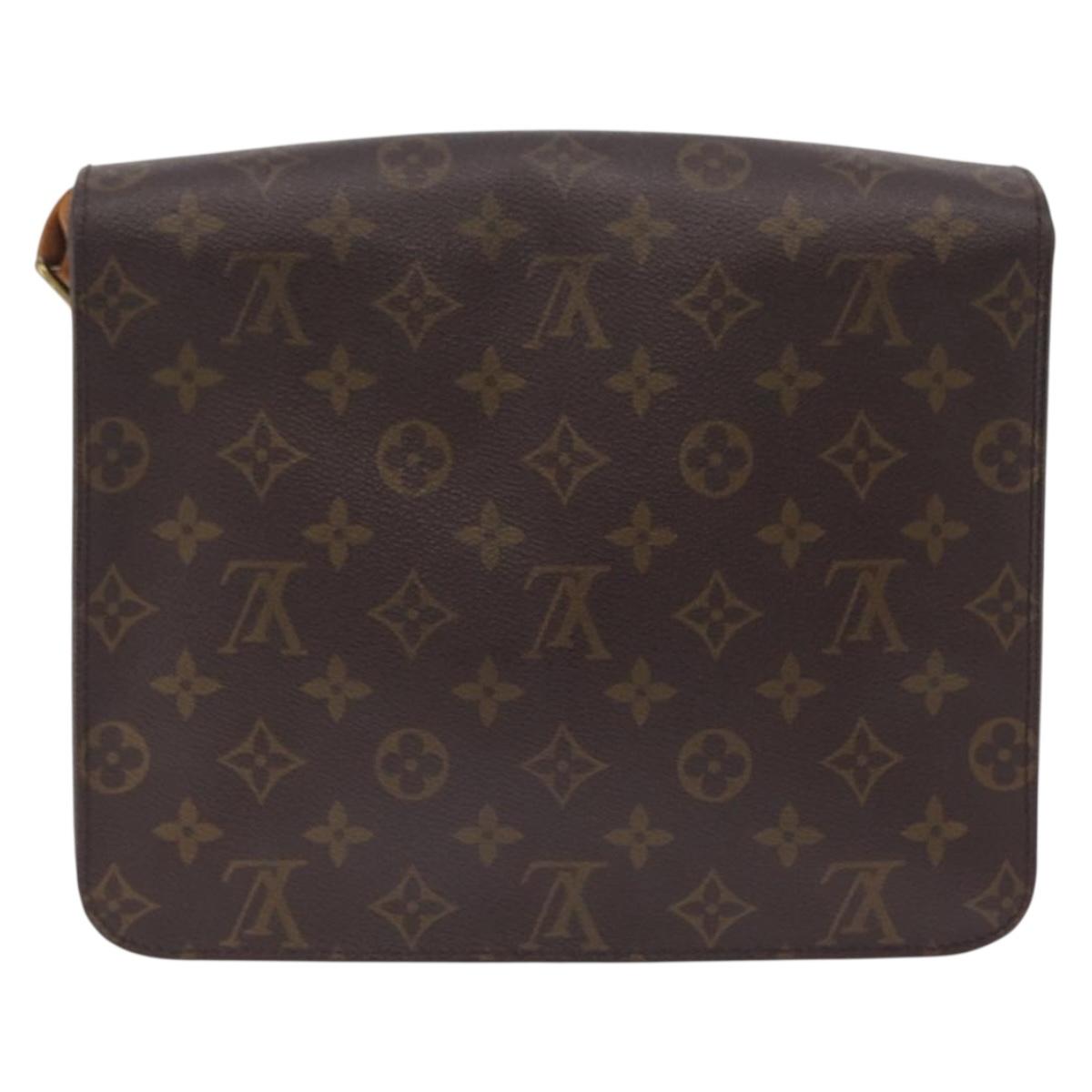 LOUIS VUITTON Monogram Cartouchiere GM Shoulder Bag M51252 LV Auth ka6303