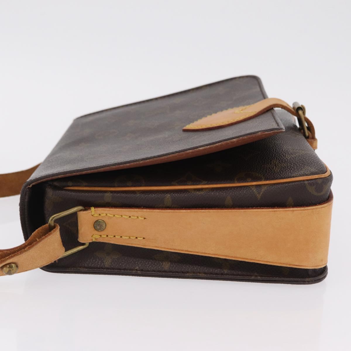 LOUIS VUITTON Monogram Cartouchiere GM Shoulder Bag M51252 LV Auth ka6303