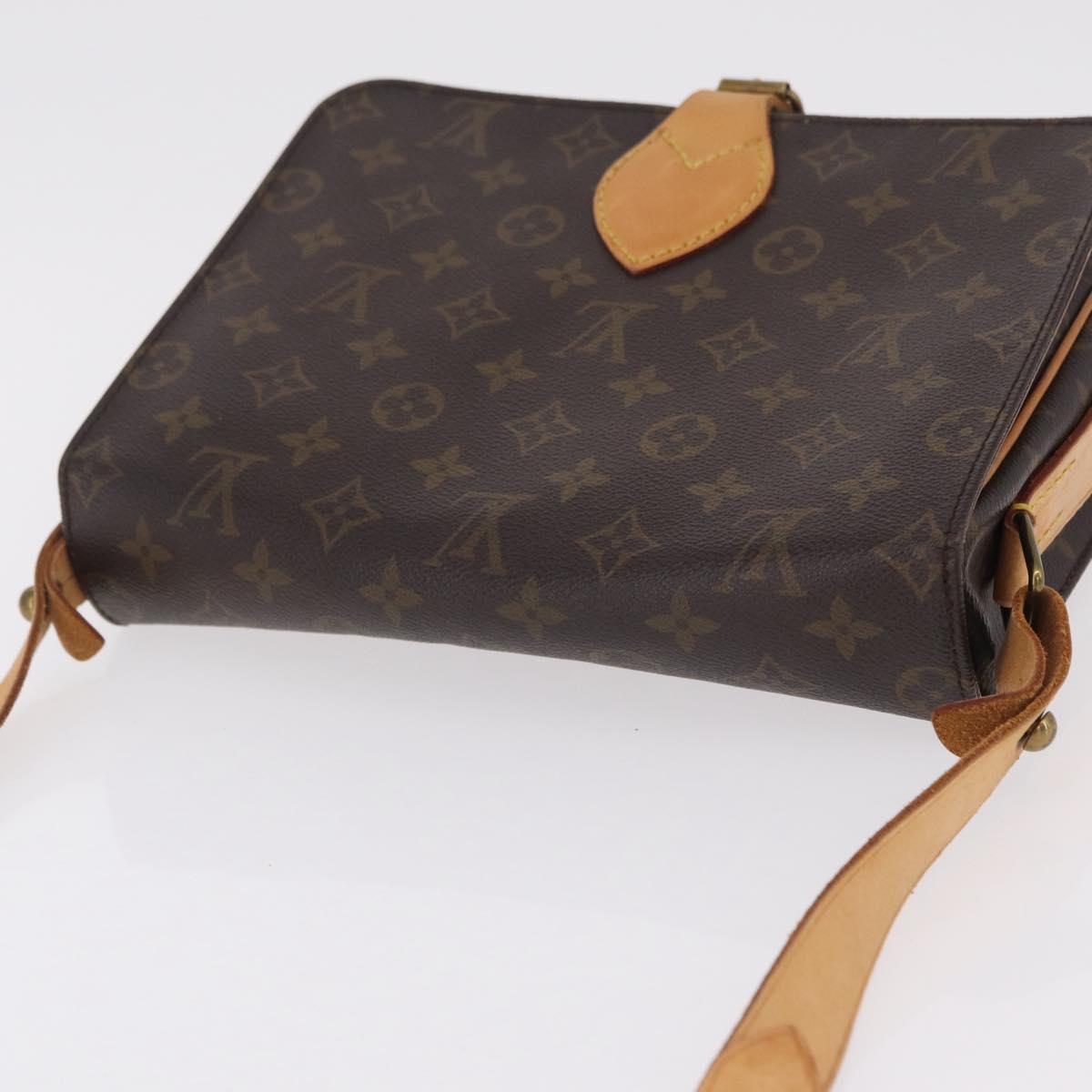 LOUIS VUITTON Monogram Cartouchiere GM Shoulder Bag M51252 LV Auth ka6303