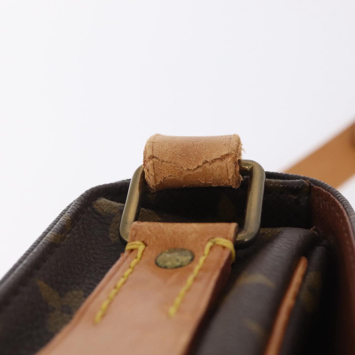 LOUIS VUITTON Monogram Cartouchiere MM Shoulder Bag M51253 LV Auth ka6304