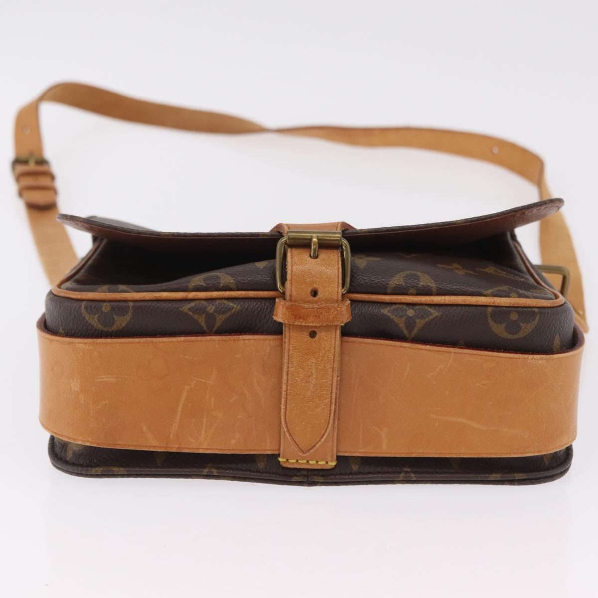 LOUIS VUITTON Monogram Cartouchiere MM Shoulder Bag M51253 LV Auth ka6304