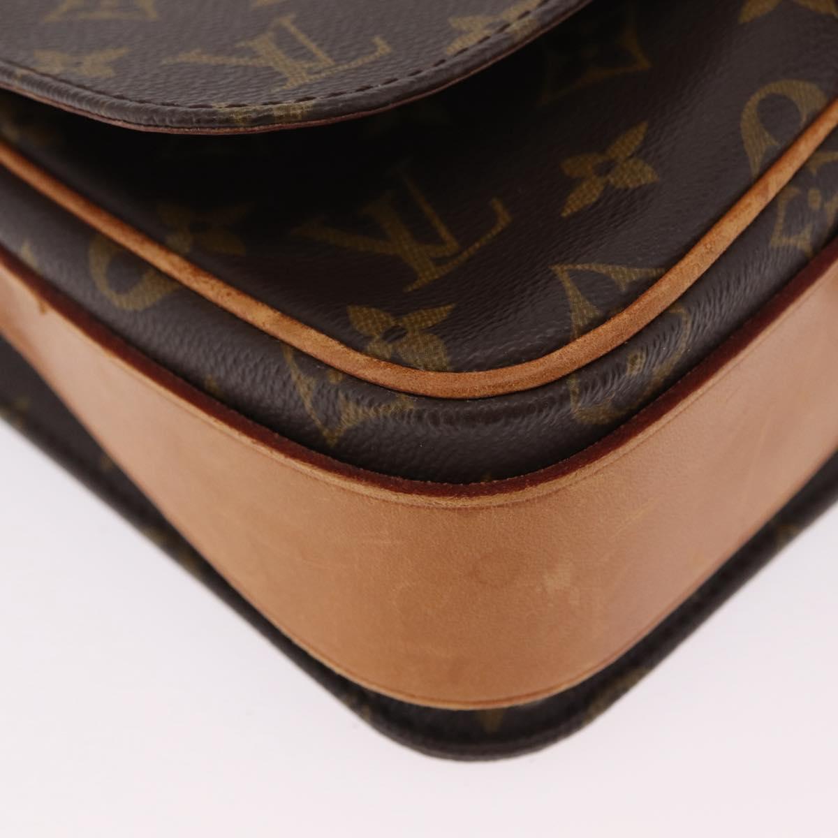 LOUIS VUITTON Monogram Cartouchiere MM Shoulder Bag M51253 LV Auth ka6304