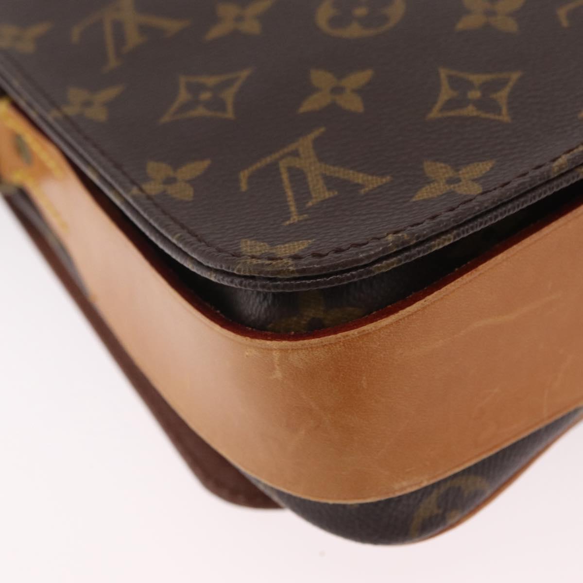 LOUIS VUITTON Monogram Cartouchiere MM Shoulder Bag M51253 LV Auth ka6304