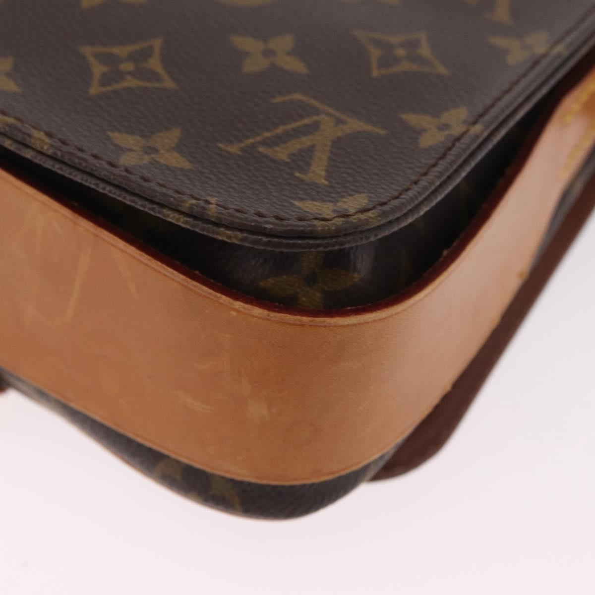 LOUIS VUITTON Monogram Cartouchiere MM Shoulder Bag M51253 LV Auth ka6304