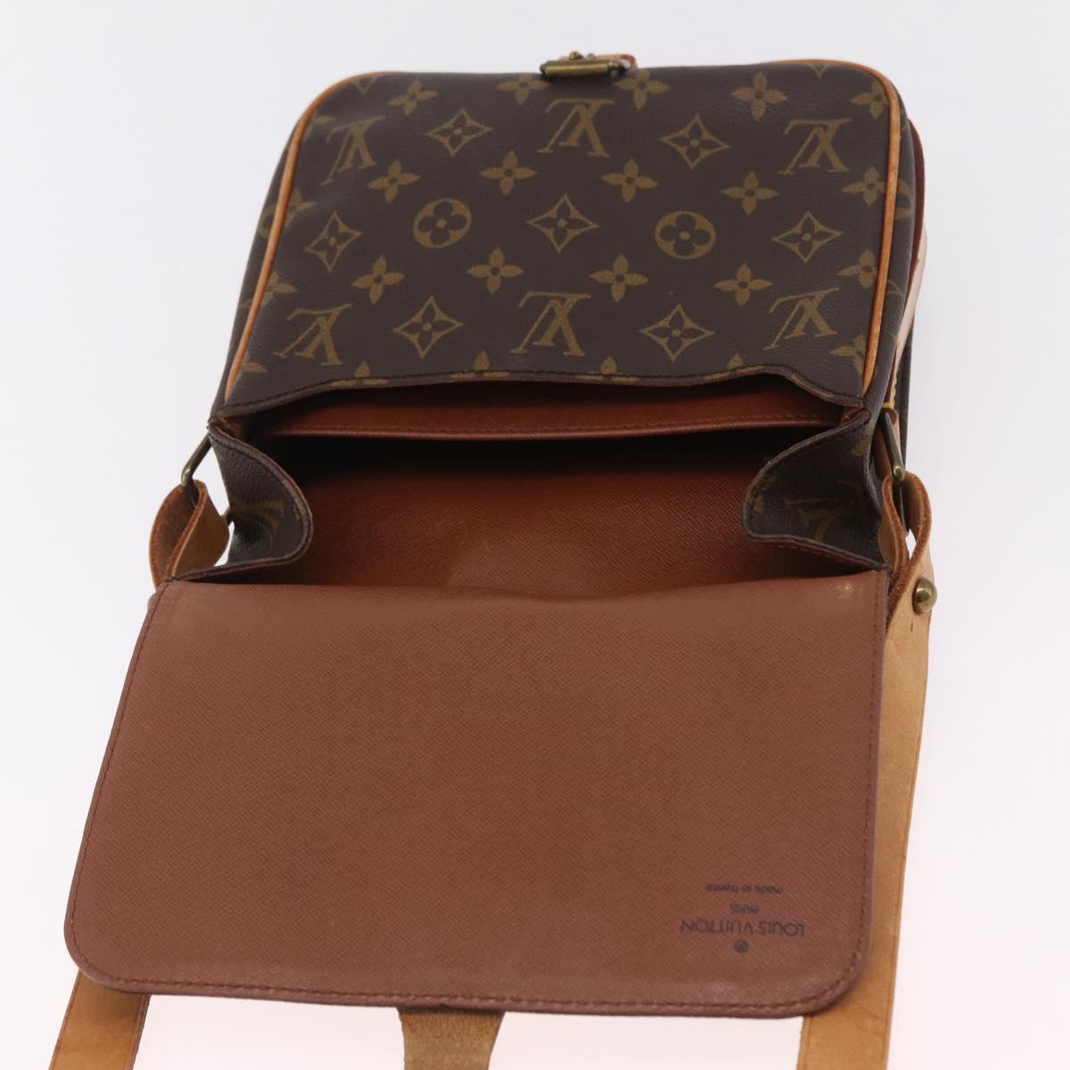 LOUIS VUITTON Monogram Cartouchiere MM Shoulder Bag M51253 LV Auth ka6304