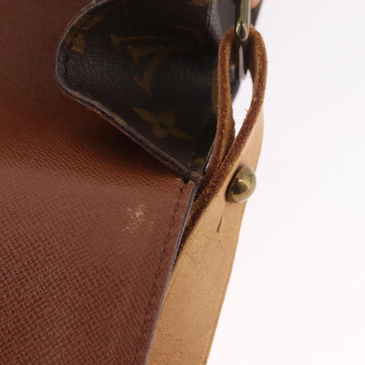 LOUIS VUITTON Monogram Cartouchiere MM Shoulder Bag M51253 LV Auth ka6304
