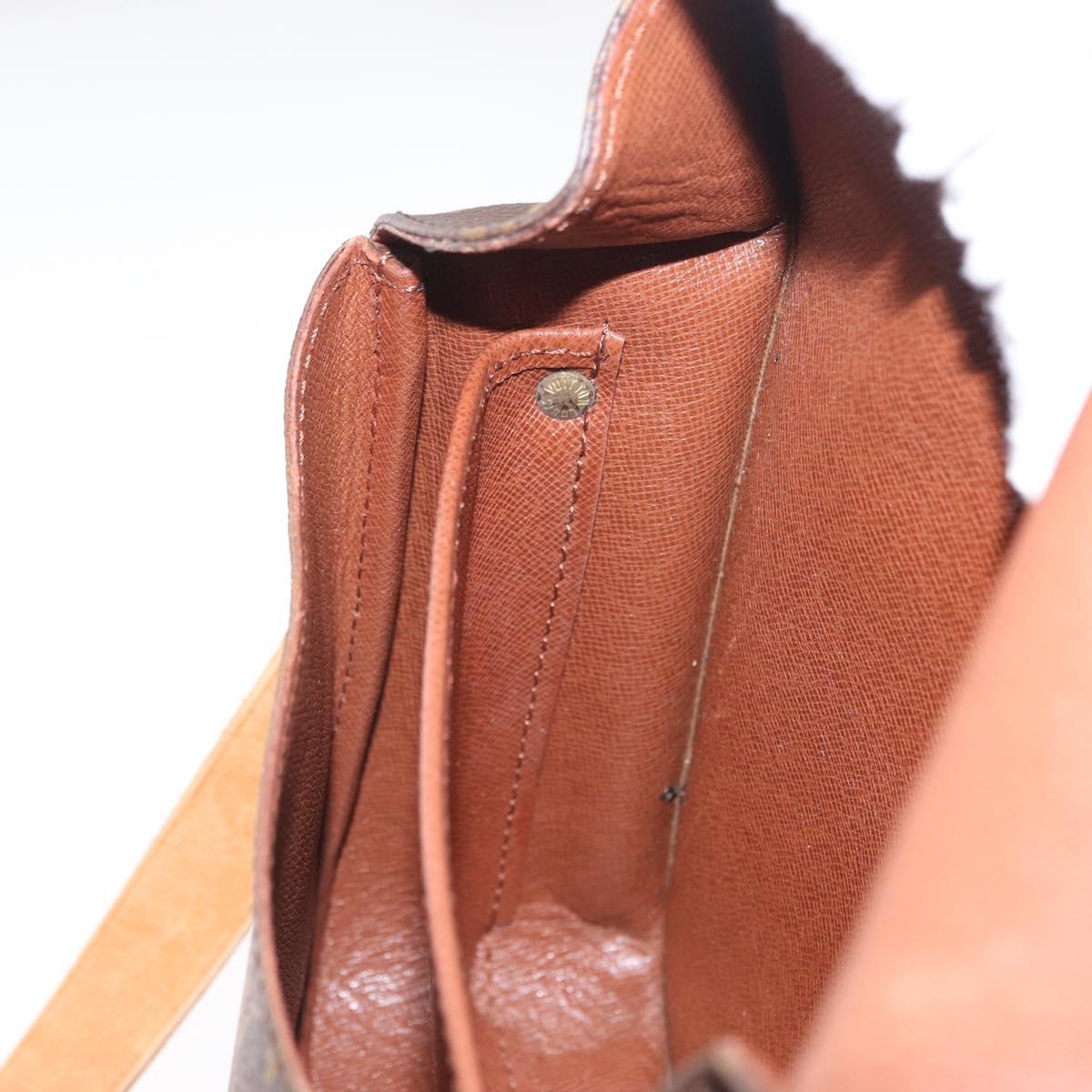 LOUIS VUITTON Monogram Cartouchiere MM Shoulder Bag M51253 LV Auth ka6304