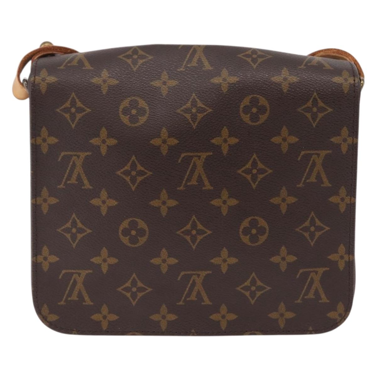 LOUIS VUITTON Monogram Cartouchiere MM Shoulder Bag M51253 LV Auth ka6304