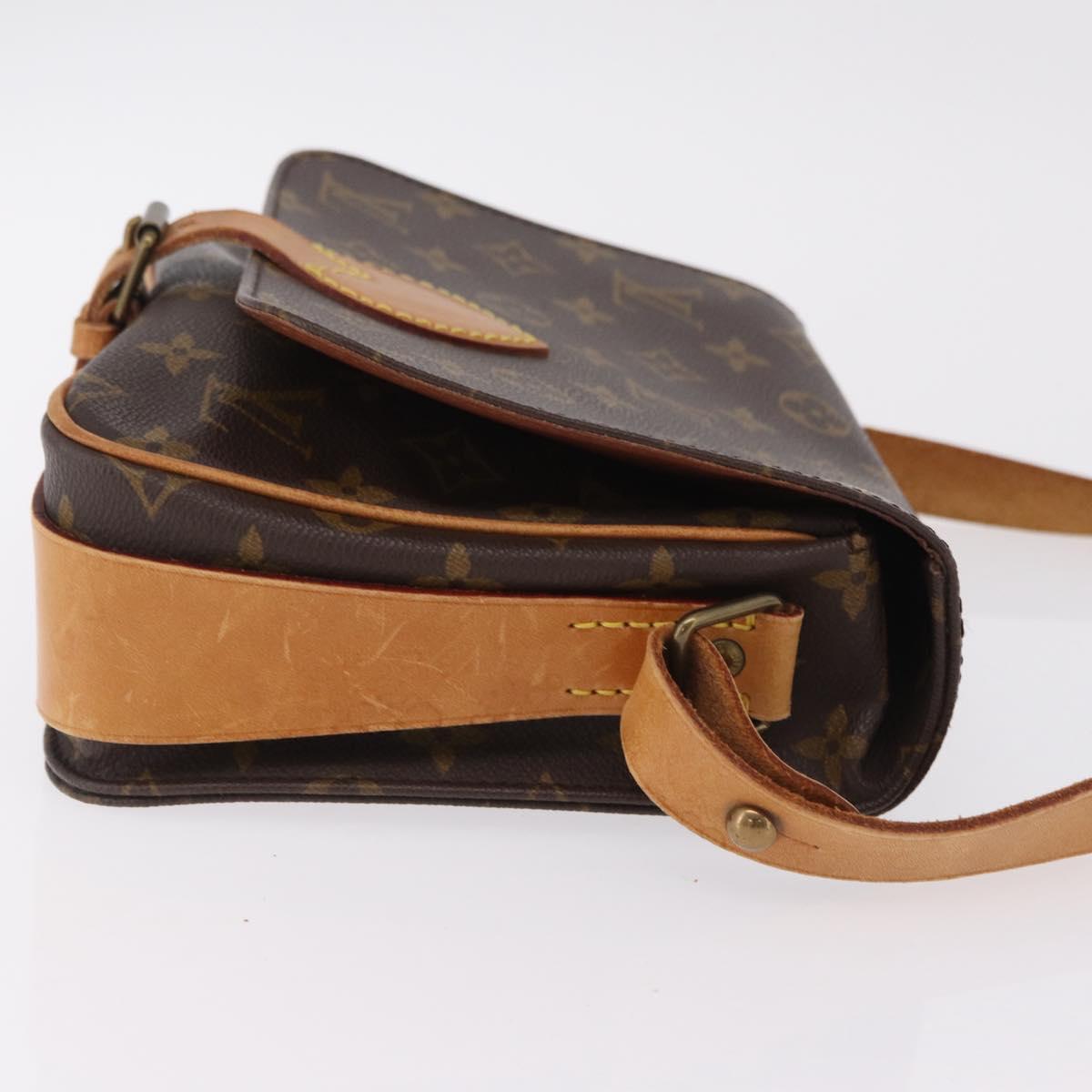 LOUIS VUITTON Monogram Cartouchiere MM Shoulder Bag M51253 LV Auth ka6304