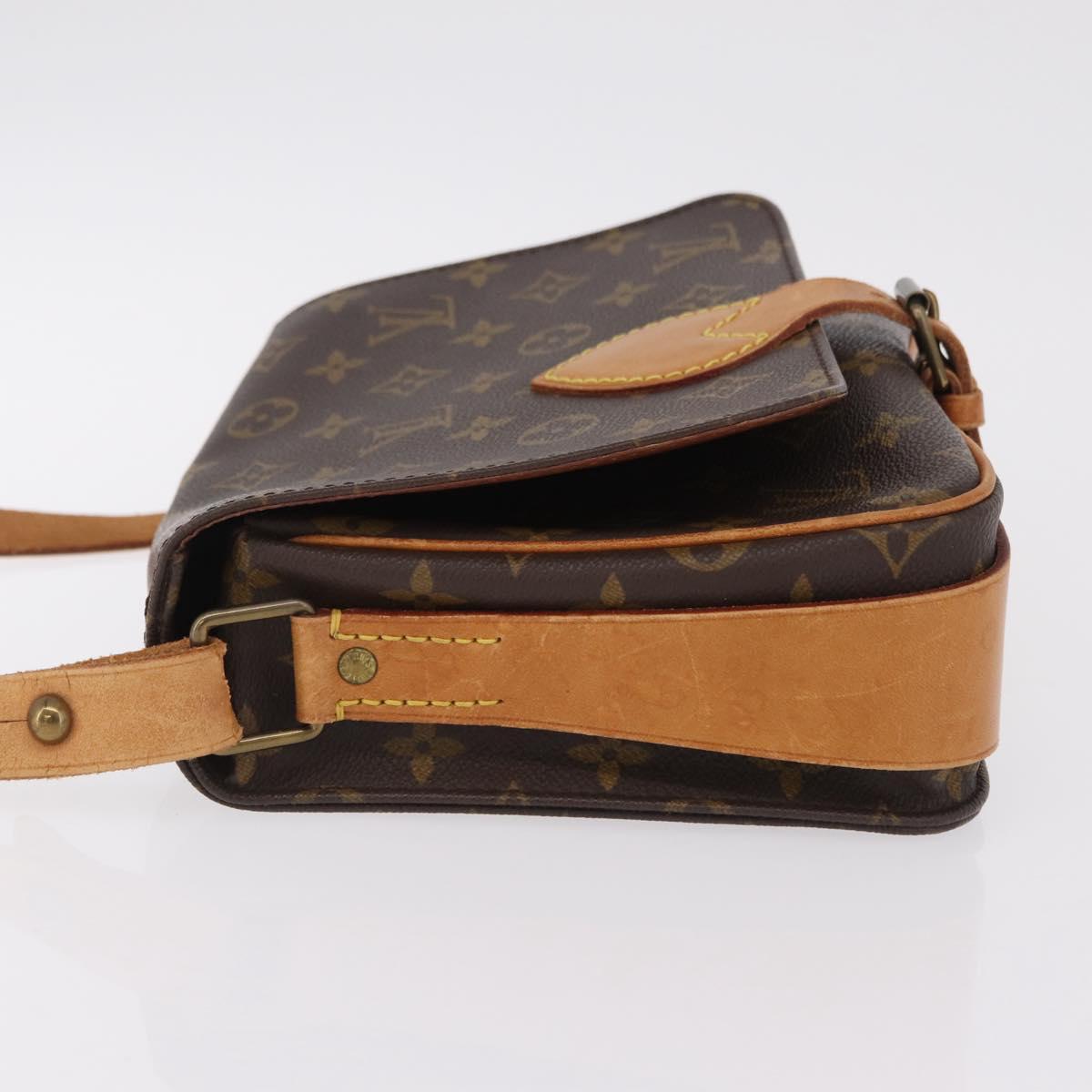 LOUIS VUITTON Monogram Cartouchiere MM Shoulder Bag M51253 LV Auth ka6304