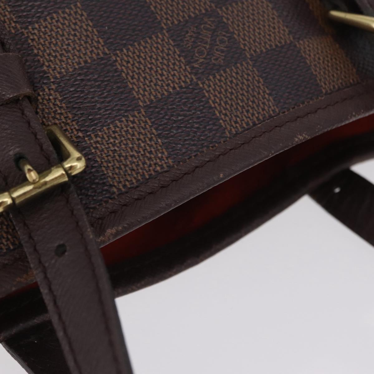 LOUIS VUITTON Damier Ebene Marais Shoulder Bag N42240 LV Auth ka6310