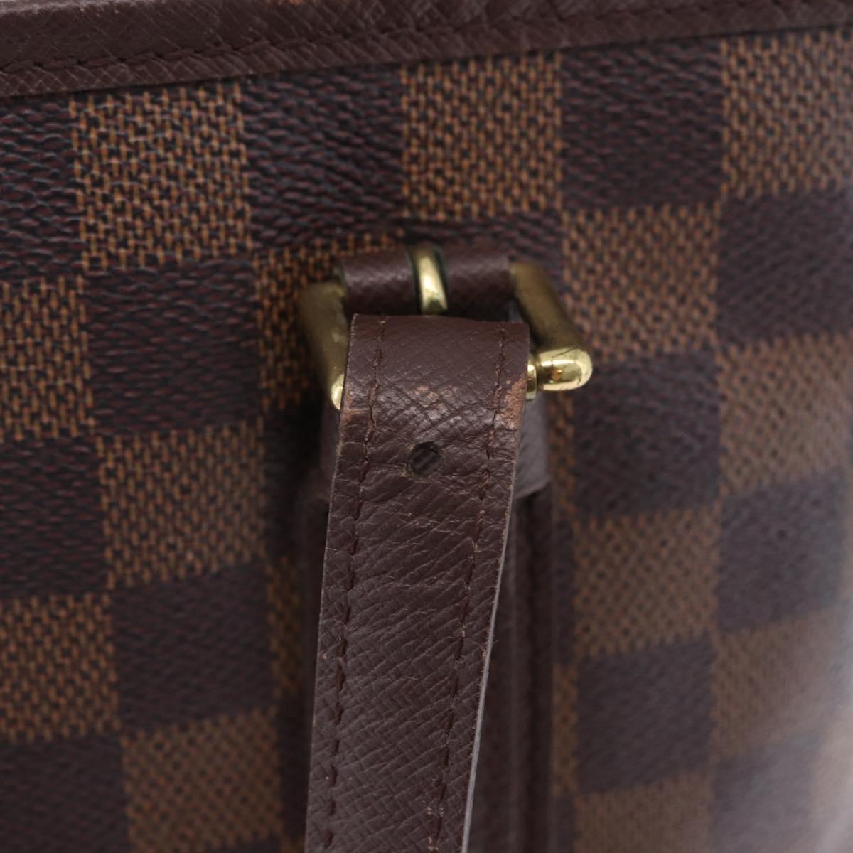 LOUIS VUITTON Damier Ebene Marais Shoulder Bag N42240 LV Auth ka6310
