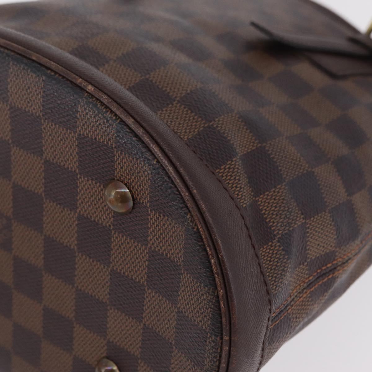 LOUIS VUITTON Damier Ebene Marais Shoulder Bag N42240 LV Auth ka6310