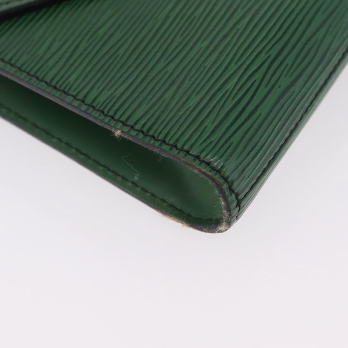 LOUIS VUITTON Epi Art Deco Clutch Bag Green M52634 LV Auth ka6318