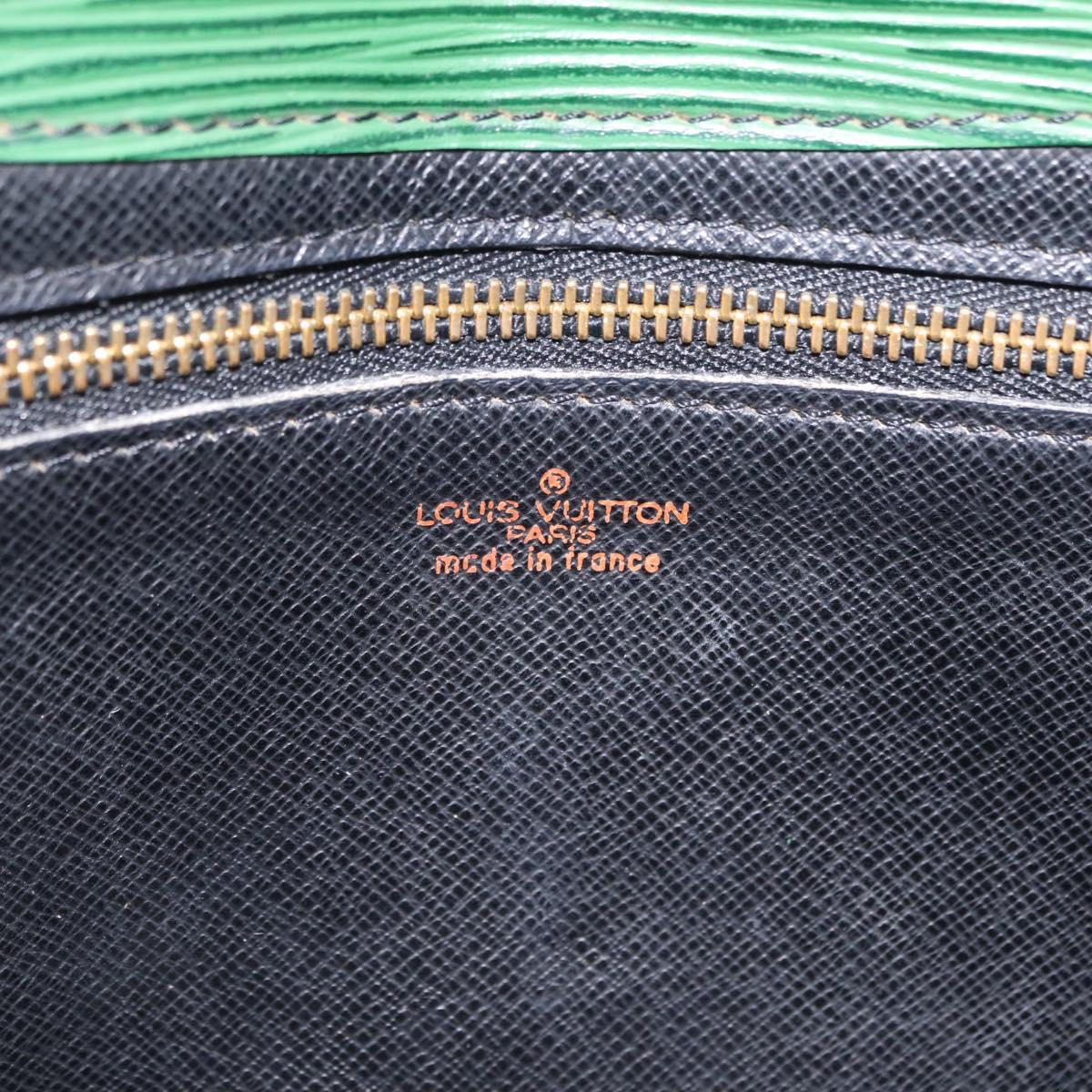 LOUIS VUITTON Epi Art Deco Clutch Bag Green M52634 LV Auth ka6318
