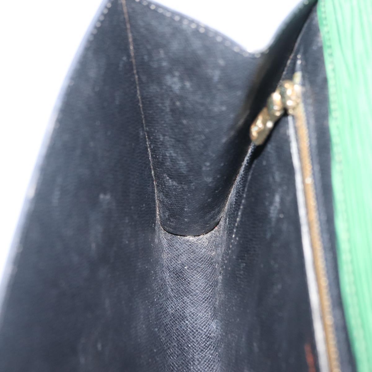 LOUIS VUITTON Epi Art Deco Clutch Bag Green M52634 LV Auth ka6318