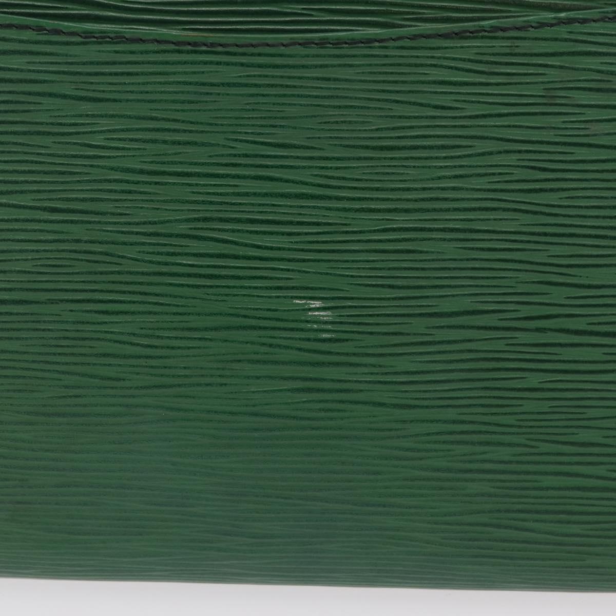 LOUIS VUITTON Epi Art Deco Clutch Bag Green M52634 LV Auth ka6318