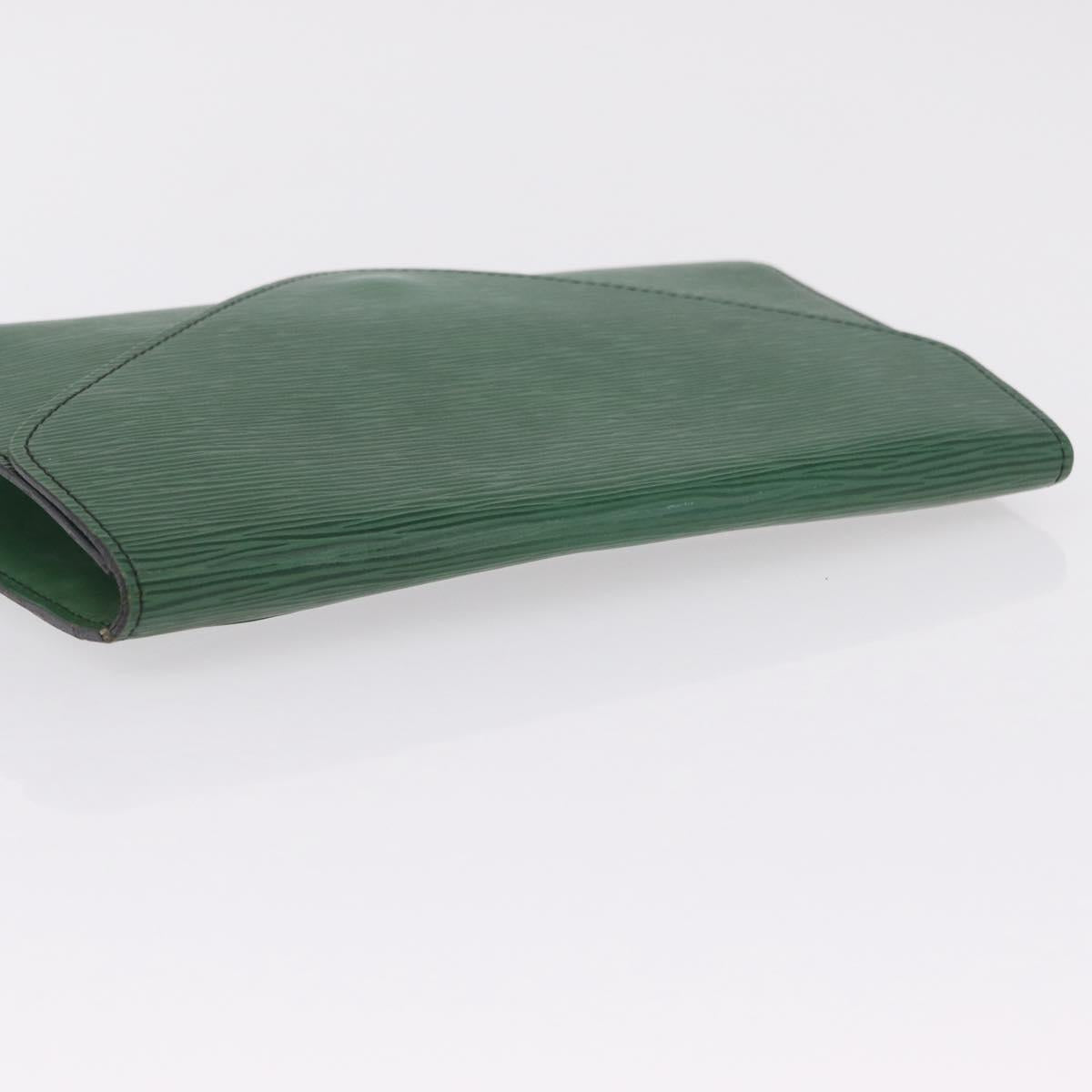 LOUIS VUITTON Epi Art Deco Clutch Bag Green M52634 LV Auth ka6318