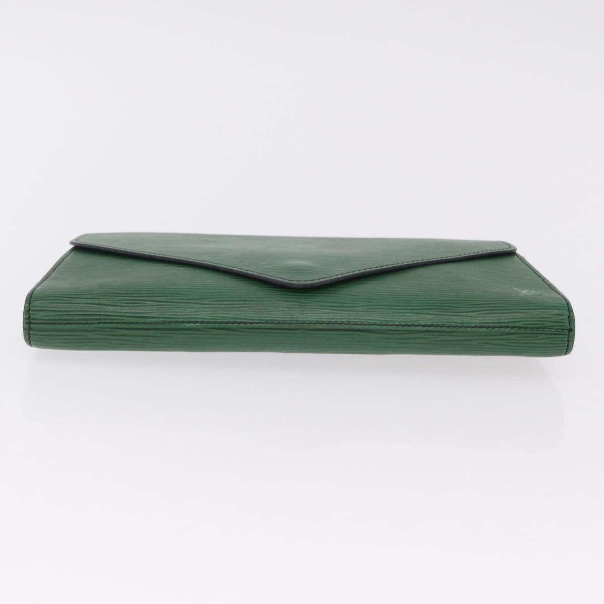LOUIS VUITTON Epi Art Deco Clutch Bag Green M52634 LV Auth ka6318