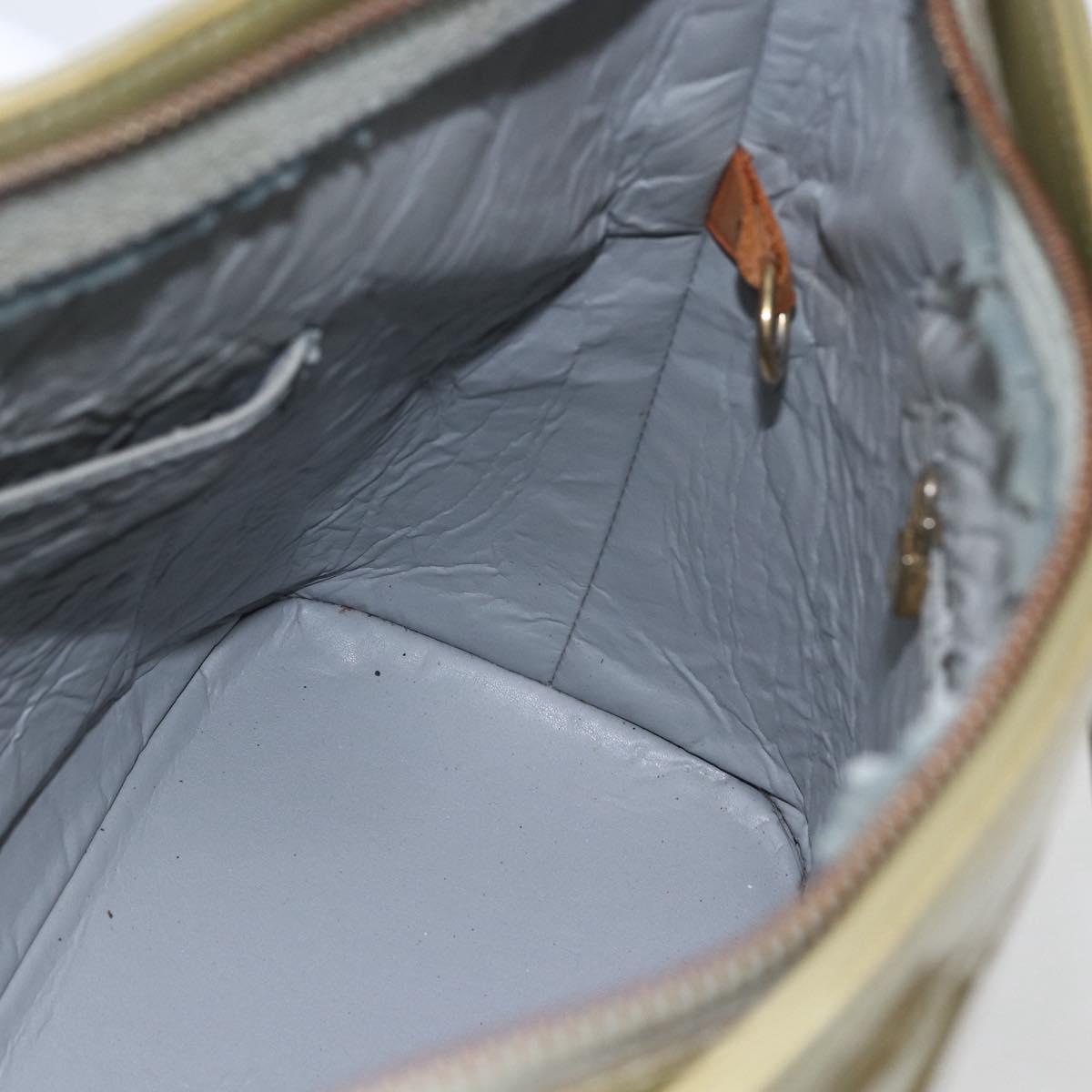 LOUIS VUITTON Monogram Vernis Houston Hand Bag Gris M91053 LV Auth ka632