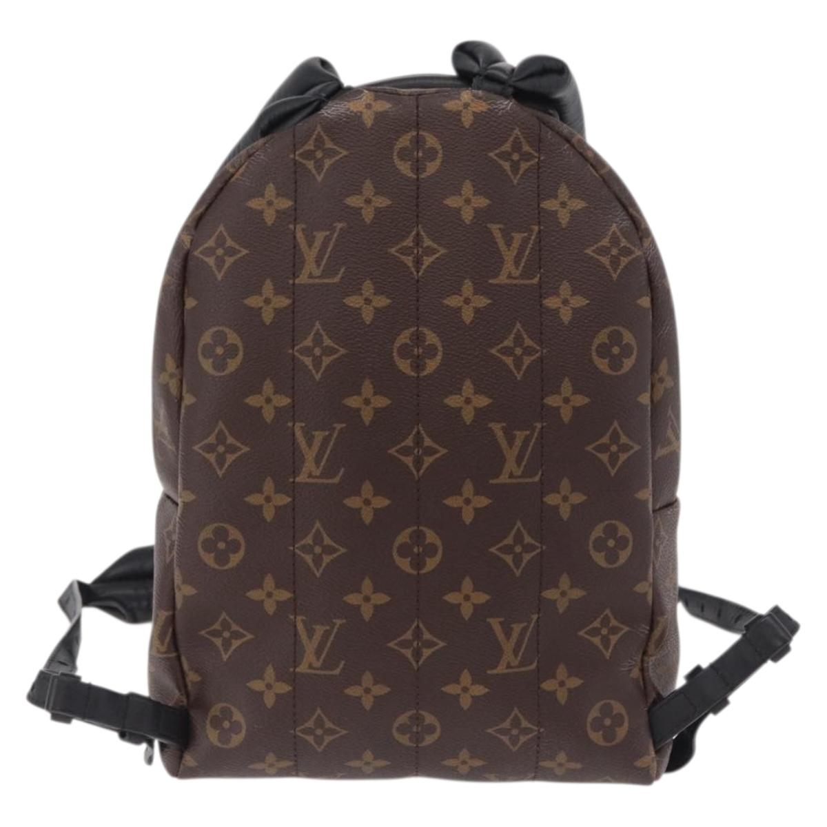LOUIS VUITTON Monogram Reverse Palm Springs PM Backpack M43116 LV Auth ka6320V