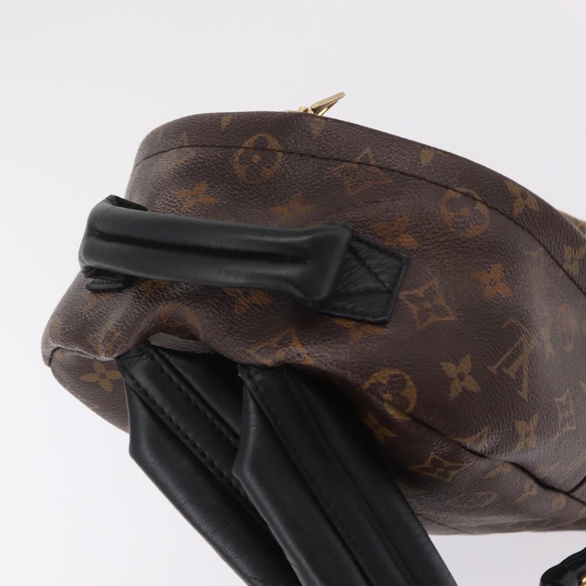 LOUIS VUITTON Monogram Reverse Palm Springs PM Backpack M43116 LV Auth ka6320V