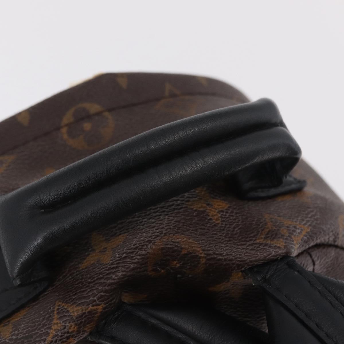 LOUIS VUITTON Monogram Reverse Palm Springs PM Backpack M43116 LV Auth ka6320V