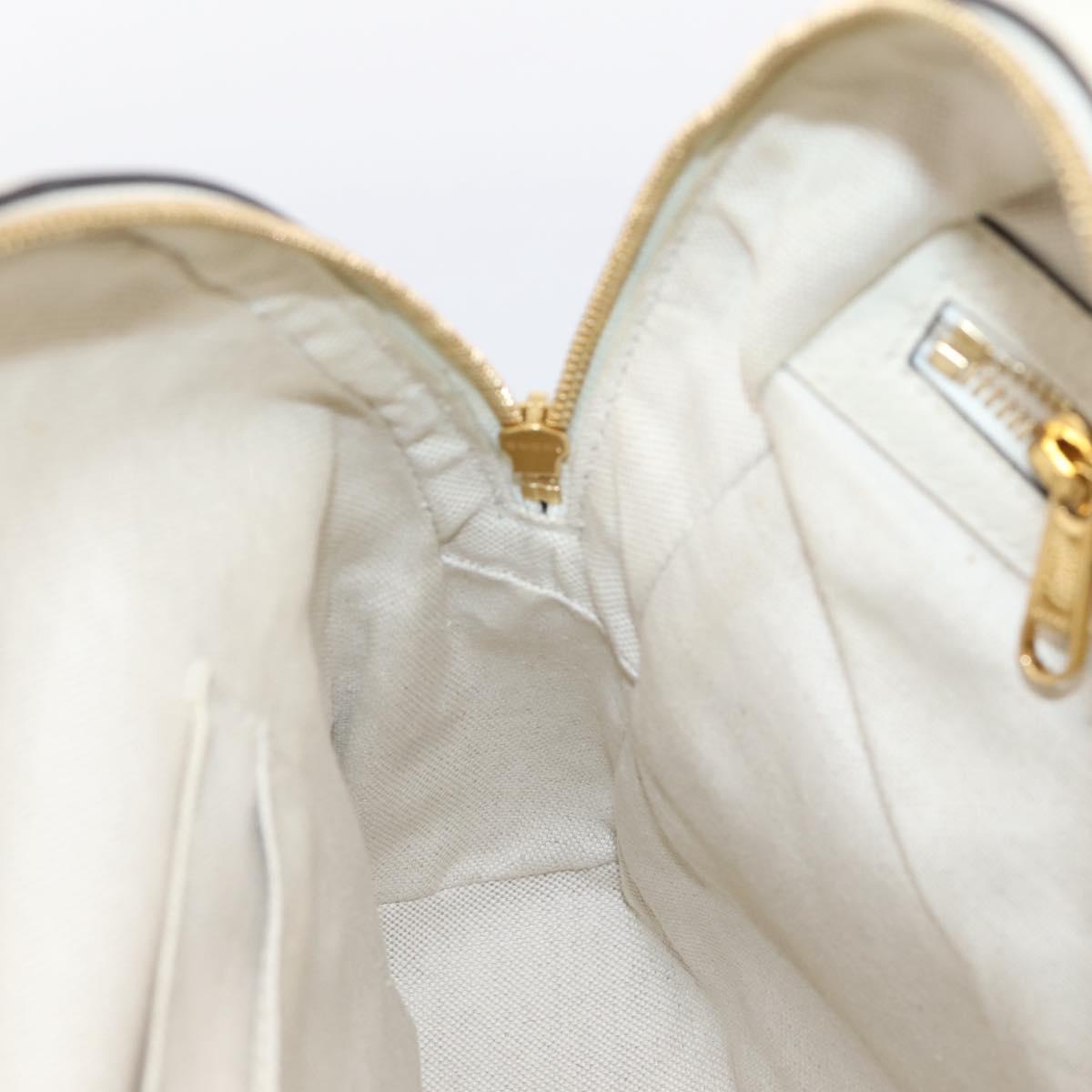 GUCCI Ophdia GG Web Sherry Line Flora Backpack PVC Beige 547965 Auth ka6322V