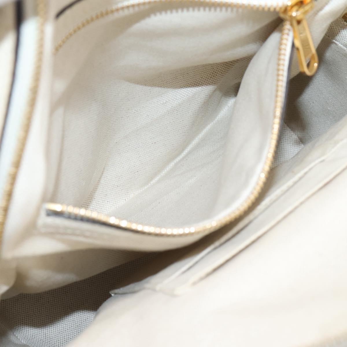 GUCCI Ophdia GG Web Sherry Line Flora Backpack PVC Beige 547965 Auth ka6322V