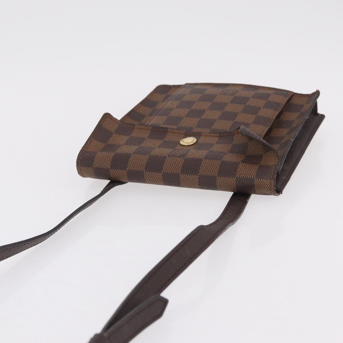 LOUIS VUITTON Damier Ebene Pimlico Shoulder Bag N45272 LV Auth ka6330
