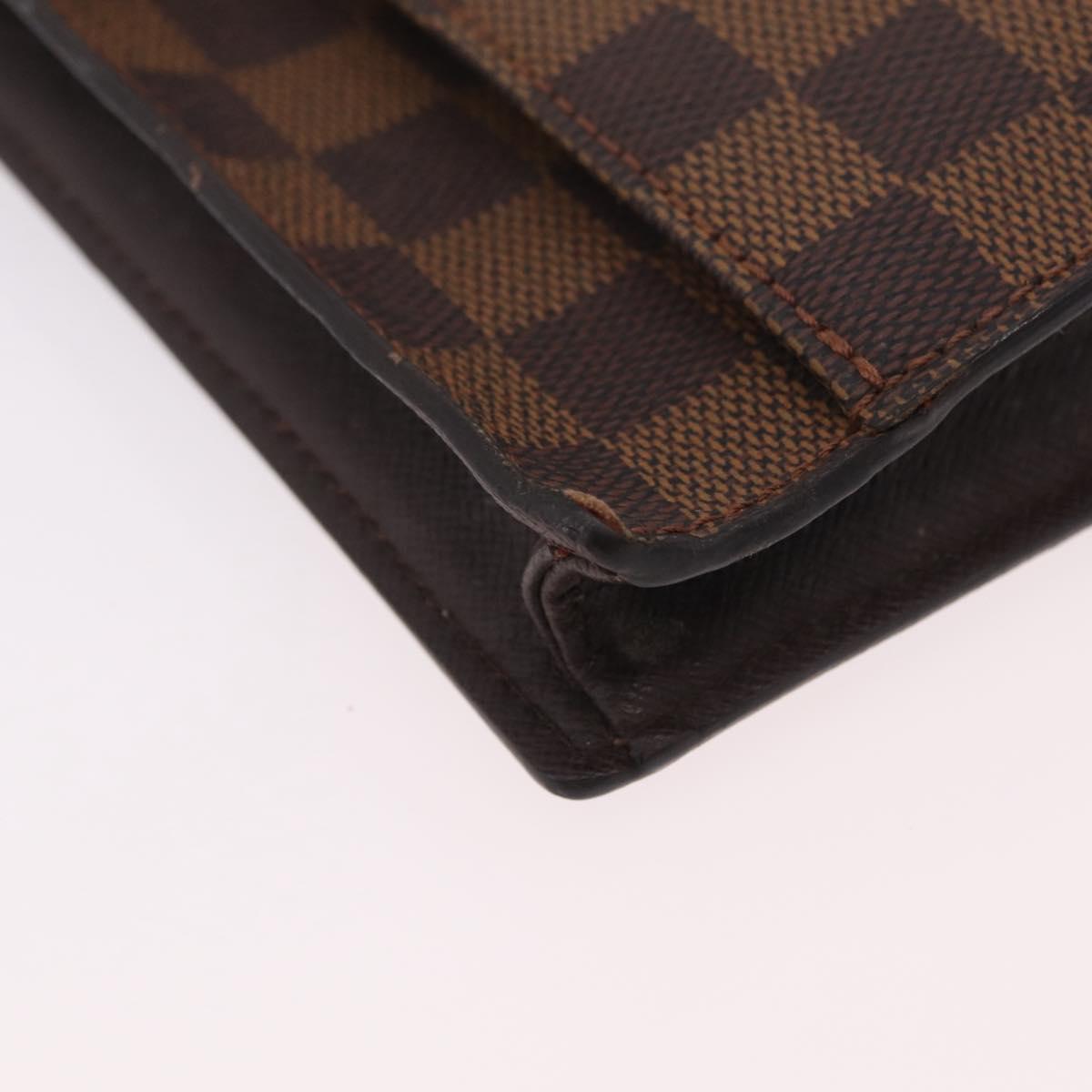 LOUIS VUITTON Damier Ebene Pimlico Shoulder Bag N45272 LV Auth ka6330