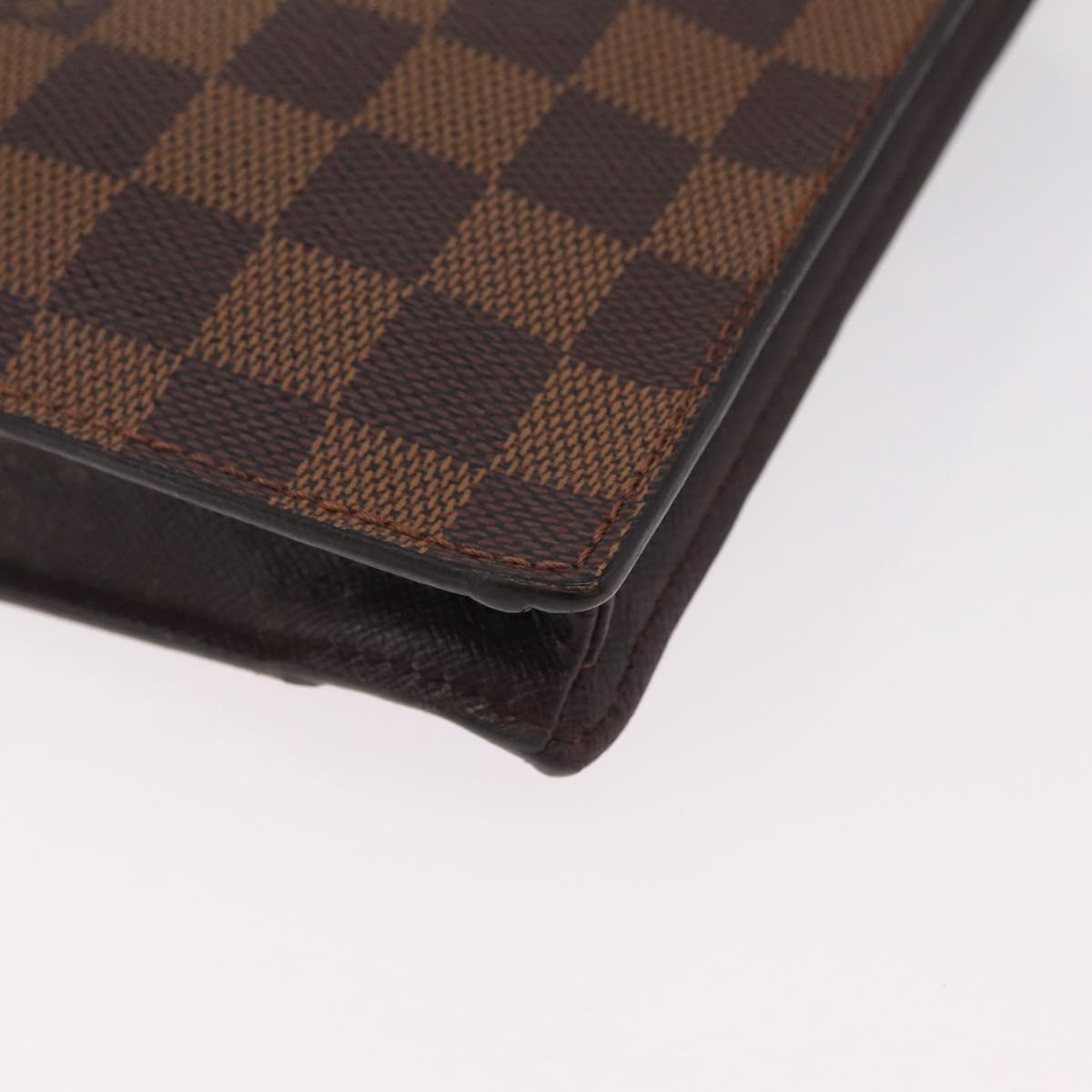 LOUIS VUITTON Damier Ebene Pimlico Shoulder Bag N45272 LV Auth ka6330