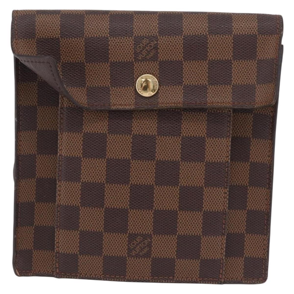 LOUIS VUITTON Damier Ebene Pimlico Shoulder Bag N45272 LV Auth ka6330