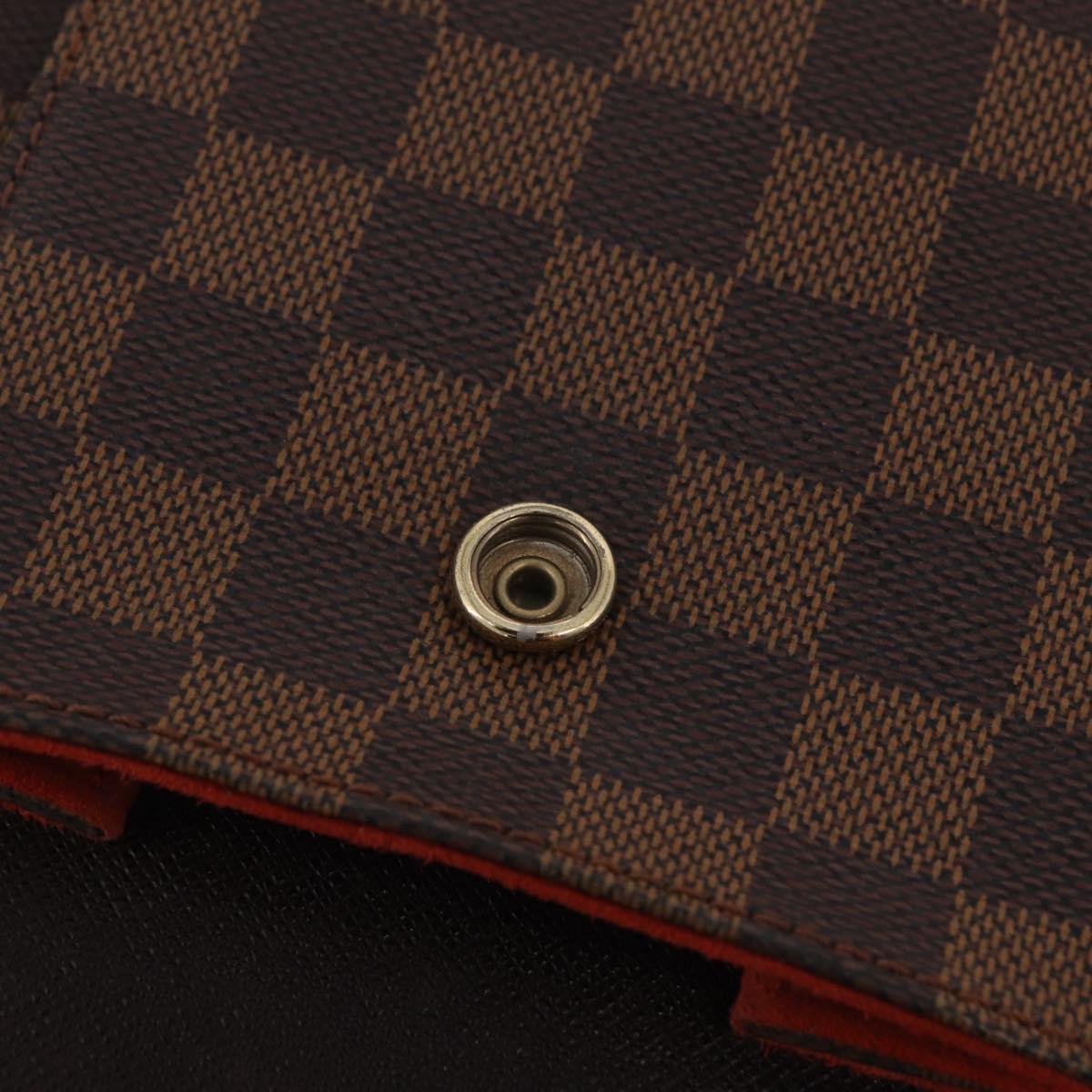 LOUIS VUITTON Damier Ebene Pimlico Shoulder Bag N45272 LV Auth ka6330