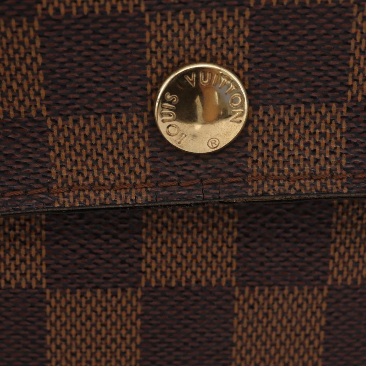 LOUIS VUITTON Damier Ebene Pimlico Shoulder Bag N45272 LV Auth ka6330