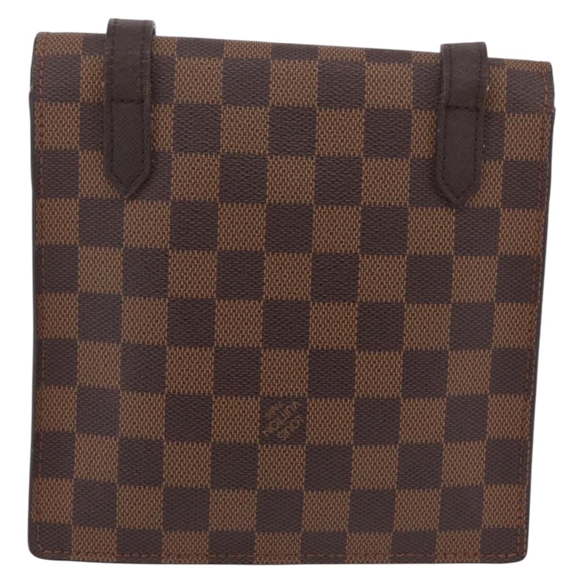LOUIS VUITTON Damier Ebene Pimlico Shoulder Bag N45272 LV Auth ka6330