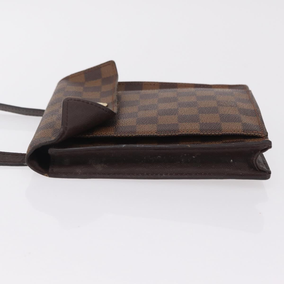 LOUIS VUITTON Damier Ebene Pimlico Shoulder Bag N45272 LV Auth ka6330
