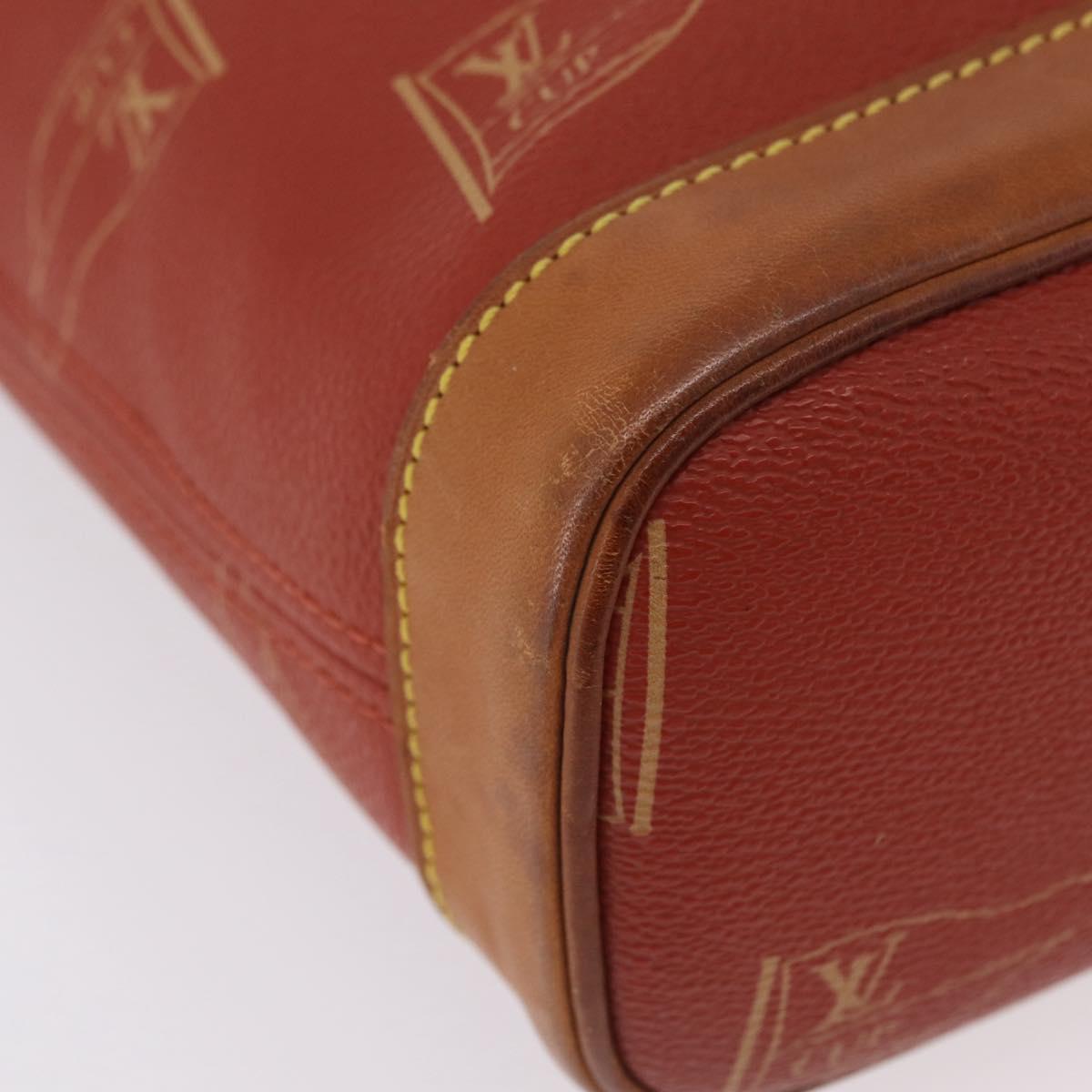LOUIS VUITTON LOUIS VUITTON Cup Rutuke Shoulder Bag Red M80027 LV Auth ka6336