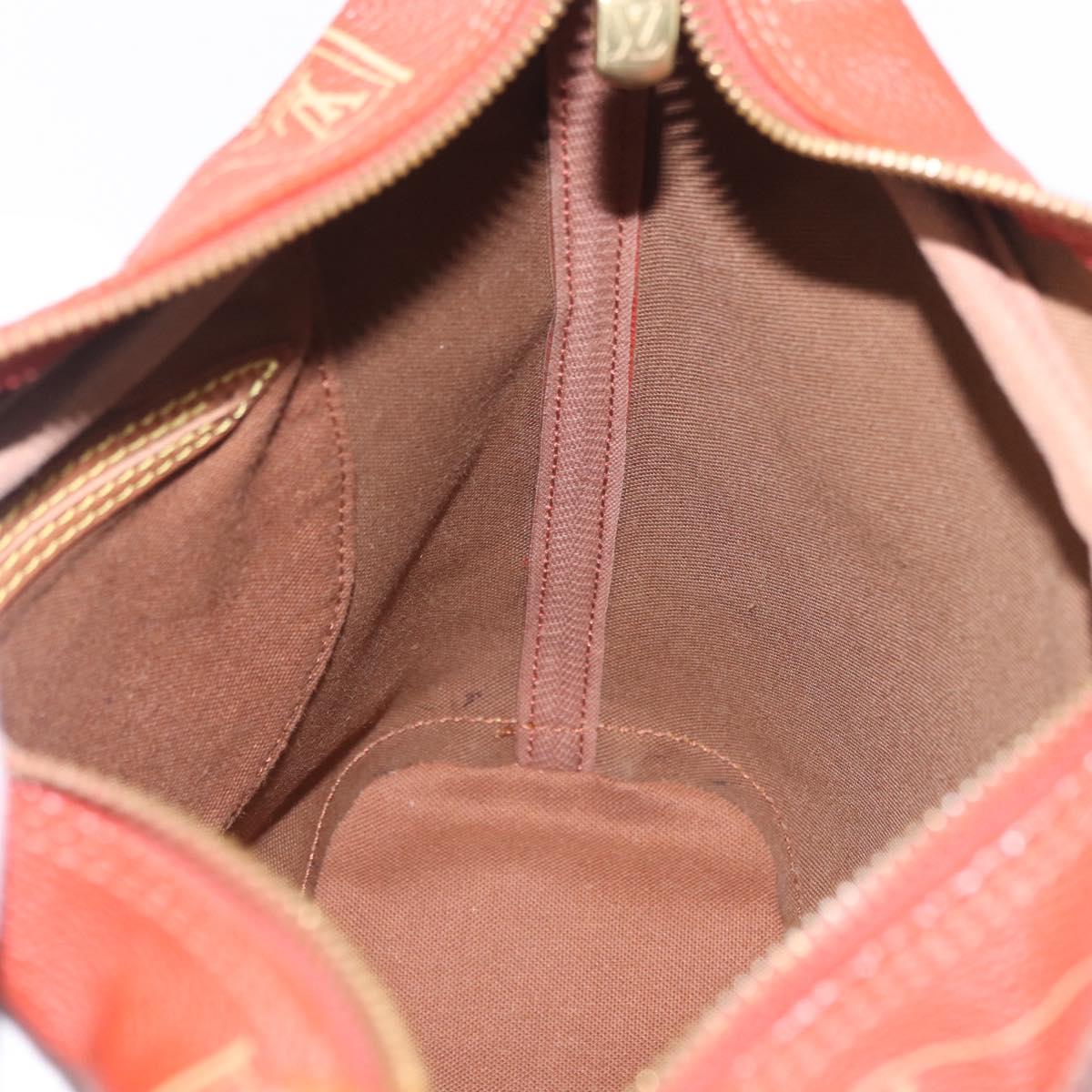 LOUIS VUITTON LOUIS VUITTON Cup Rutuke Shoulder Bag Red M80027 LV Auth ka6336