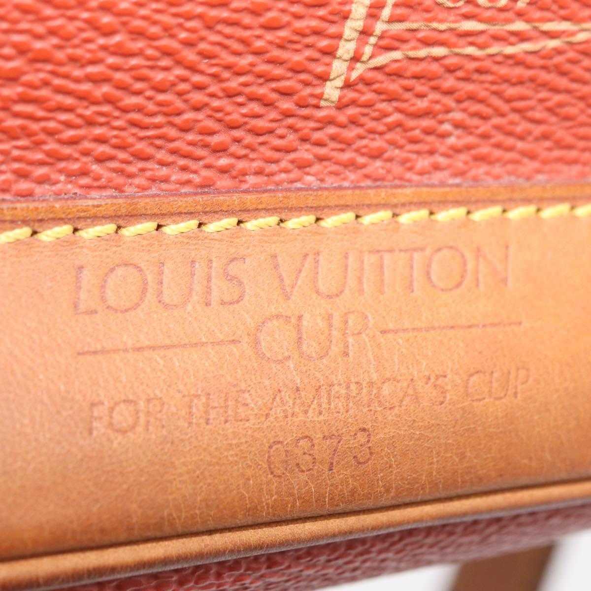 LOUIS VUITTON LOUIS VUITTON Cup Rutuke Shoulder Bag Red M80027 LV Auth ka6336