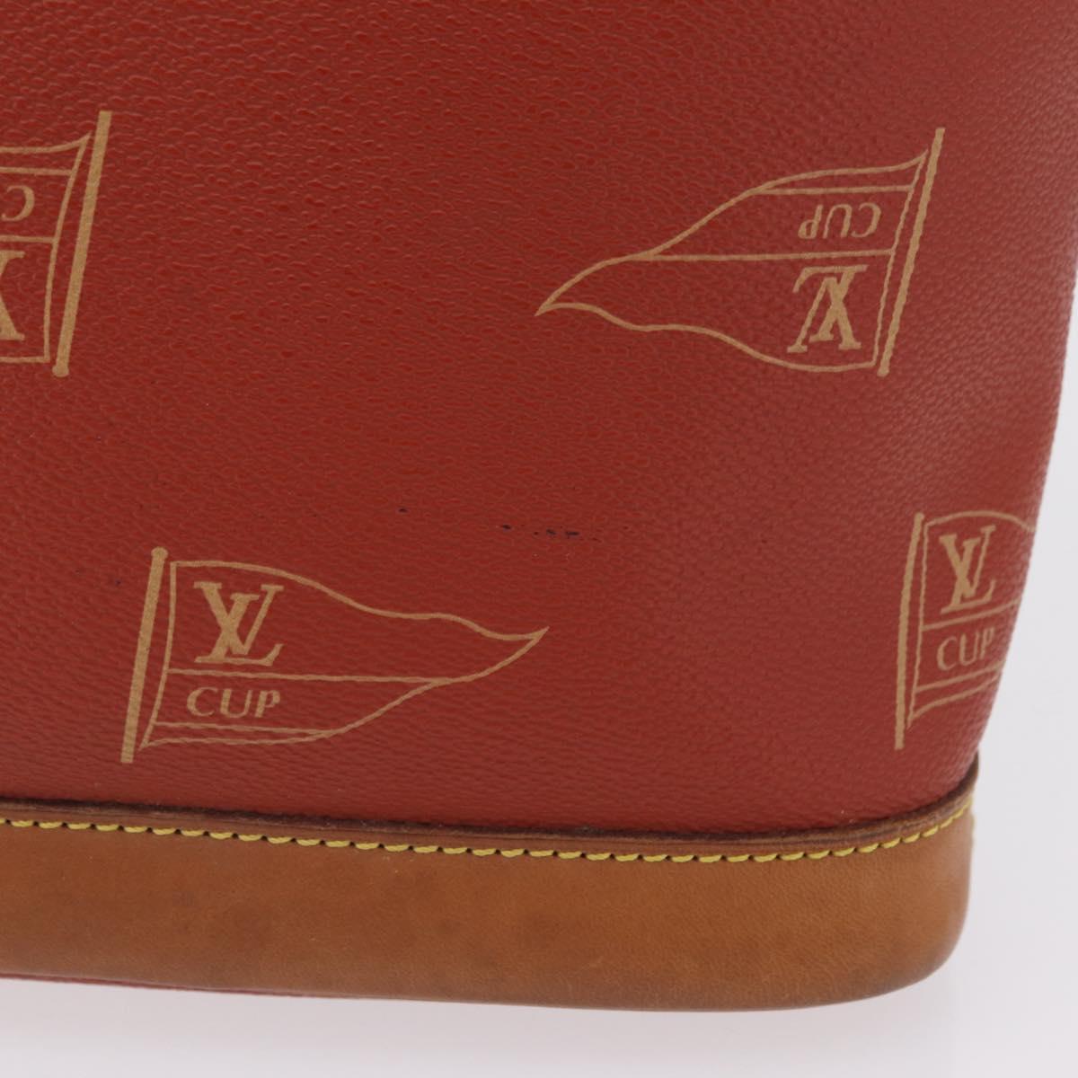 LOUIS VUITTON LOUIS VUITTON Cup Rutuke Shoulder Bag Red M80027 LV Auth ka6336