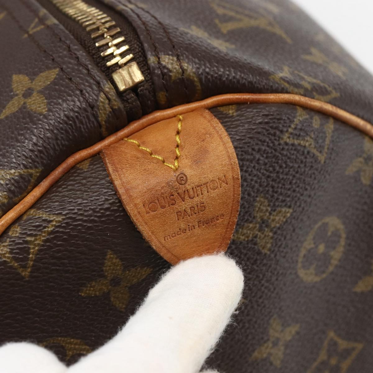 LOUIS VUITTON Monogram Keepall 55 Boston Bag M41424 LV Auth ka634