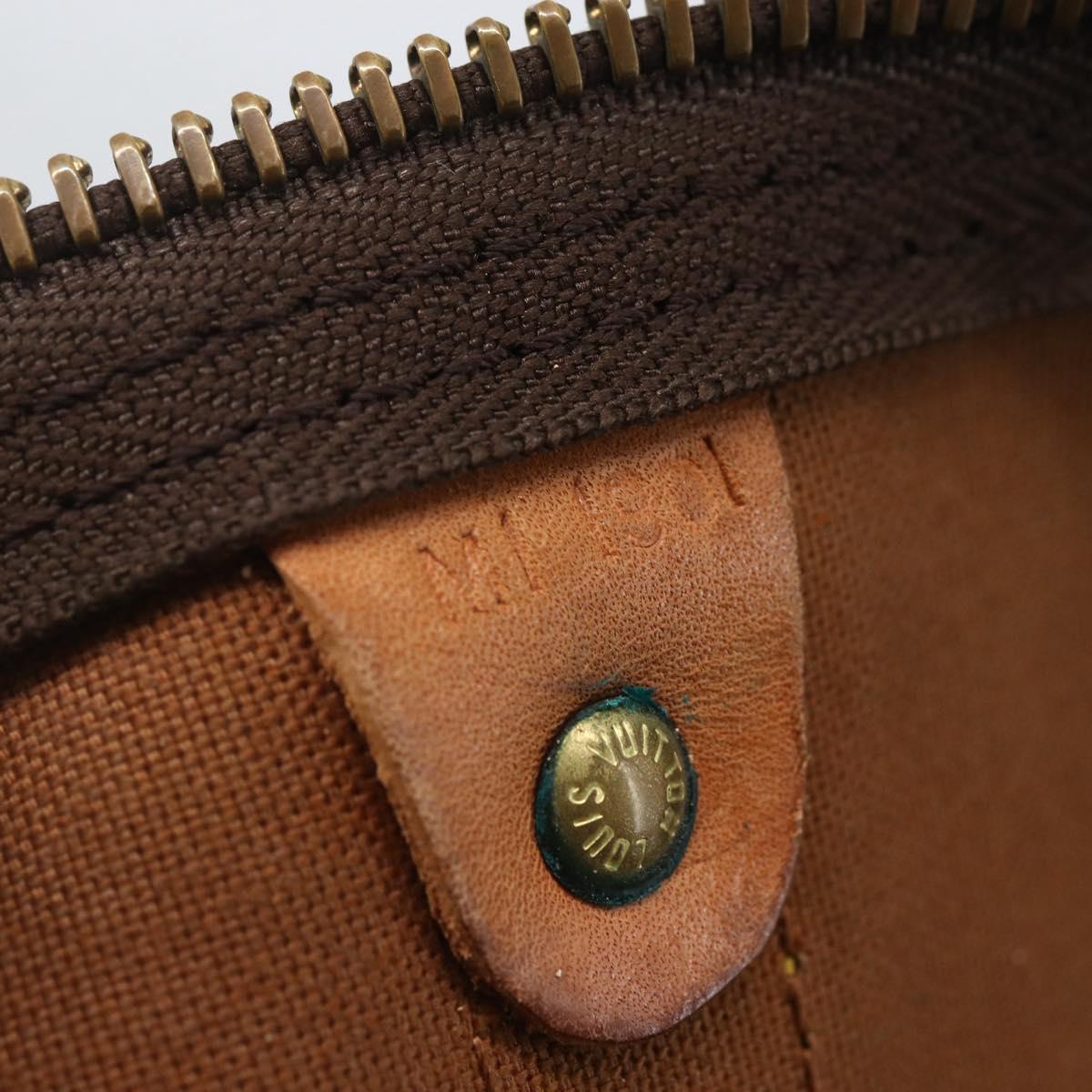 LOUIS VUITTON Monogram Keepall 55 Boston Bag M41424 LV Auth ka634