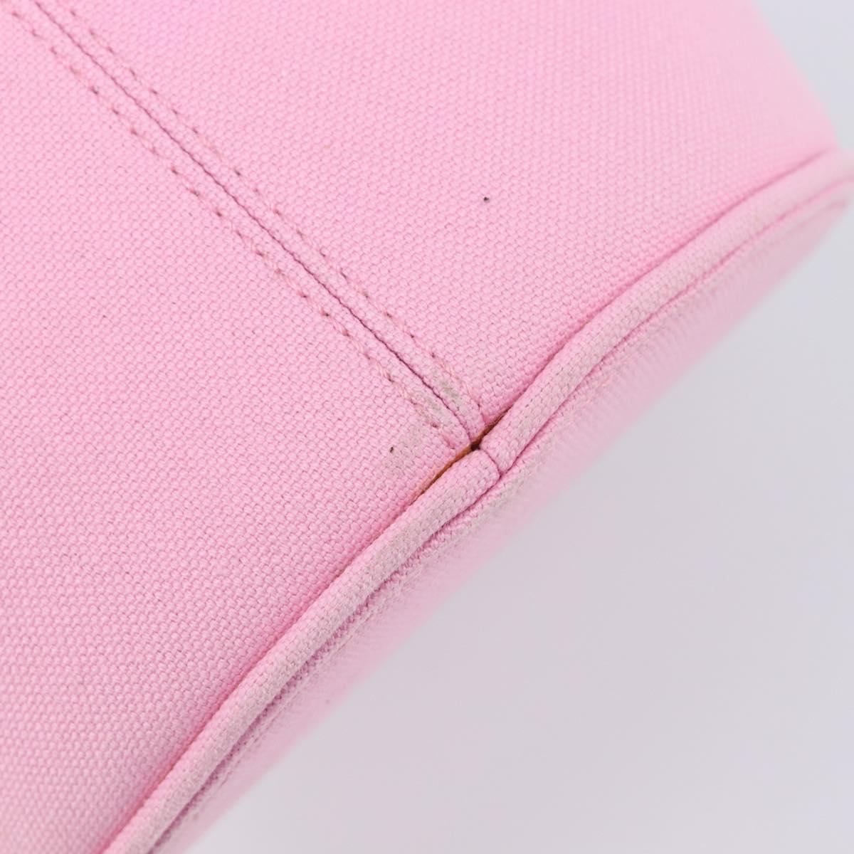 BALENCIAGA Wave XS Hand Bag Canvas 2way Pink Silver 619979 Auth ka6340V