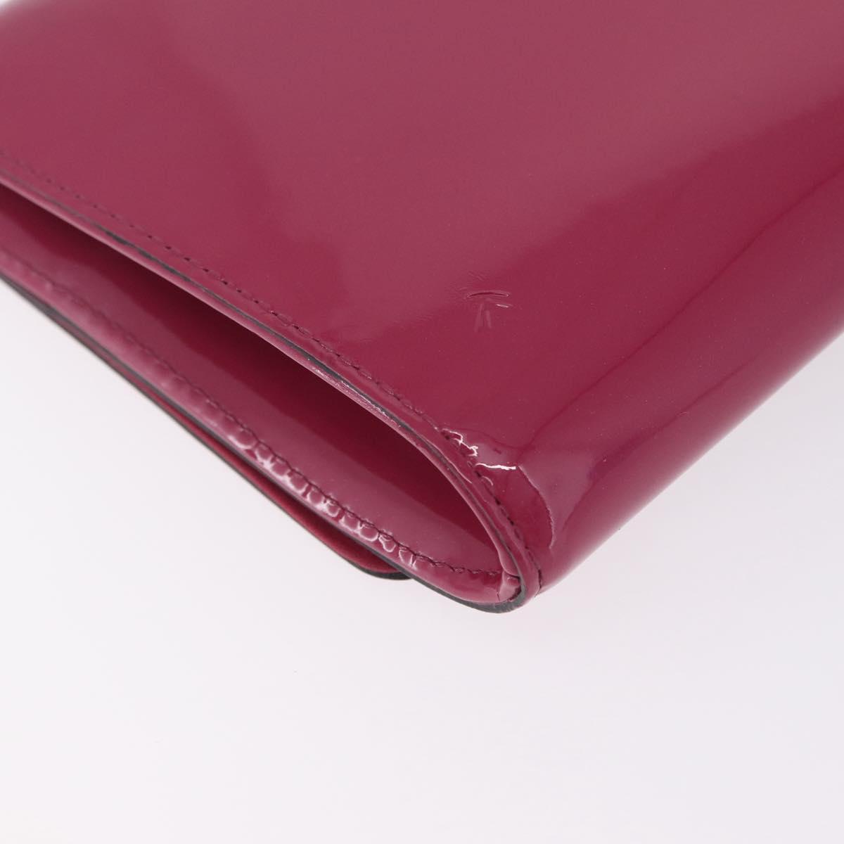 LOUIS VUITTON Pochette Louise EW Clutch Bag Rose Andian M94270 LV Auth ka6341