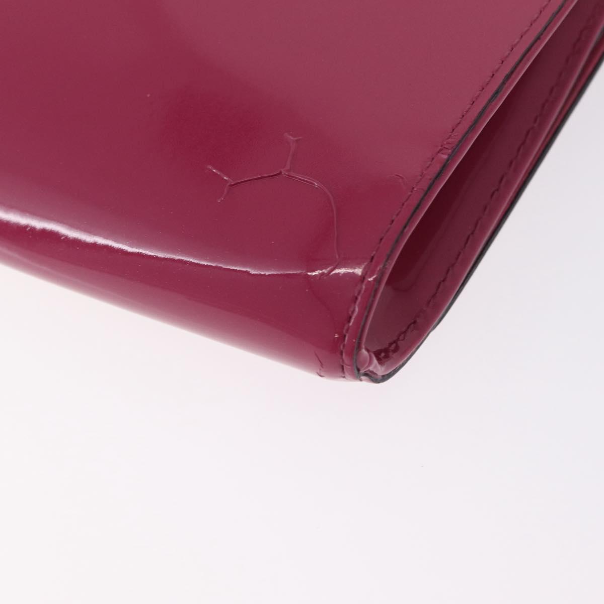 LOUIS VUITTON Pochette Louise EW Clutch Bag Rose Andian M94270 LV Auth ka6341