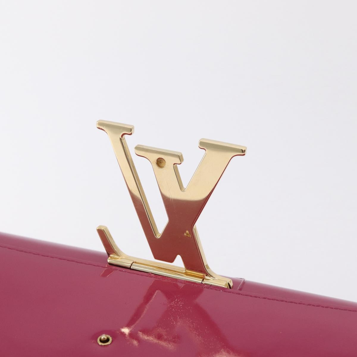 LOUIS VUITTON Pochette Louise EW Clutch Bag Rose Andian M94270 LV Auth ka6341