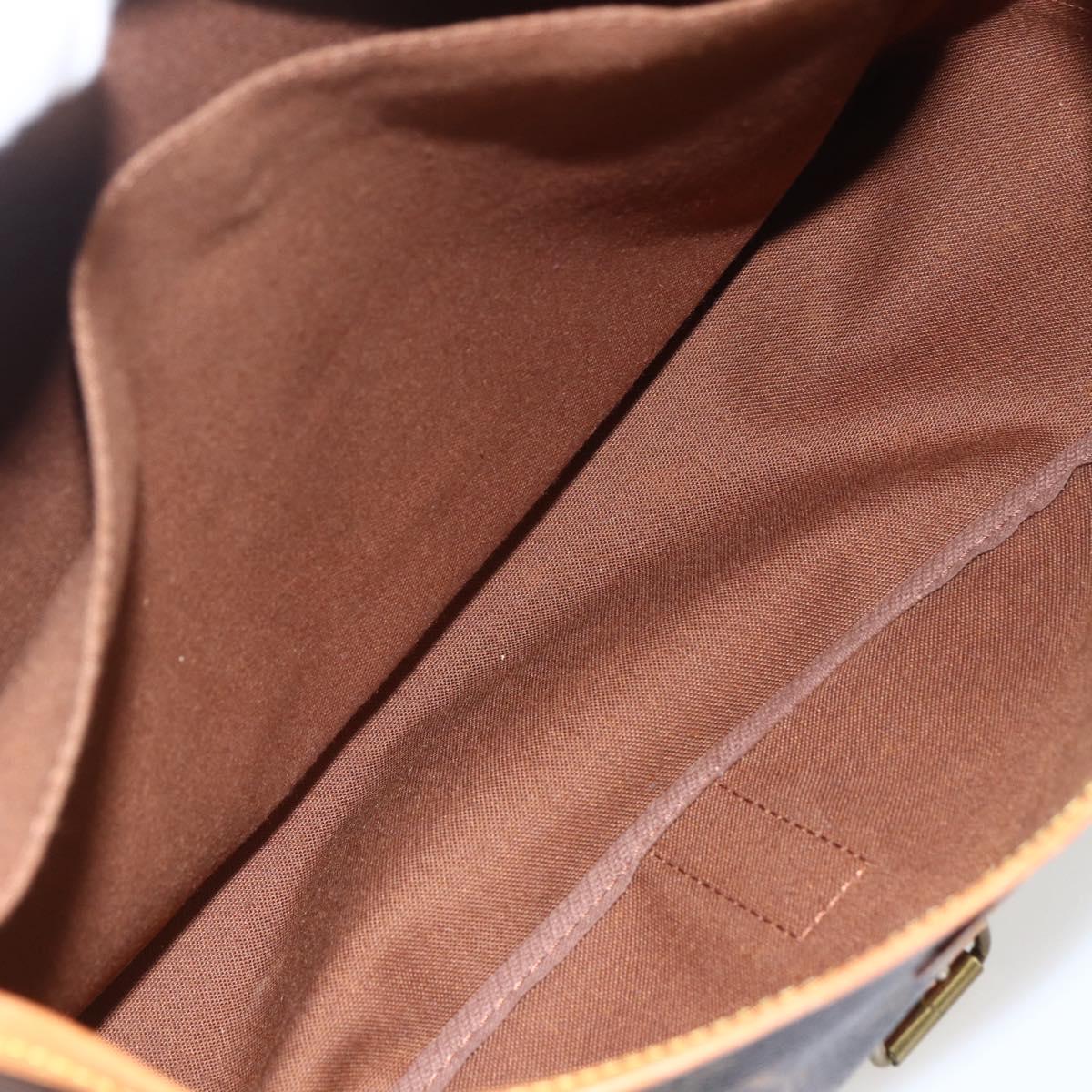 LOUIS VUITTON Monogram Saumur 35 Shoulder Bag M42254 LV Auth ka635