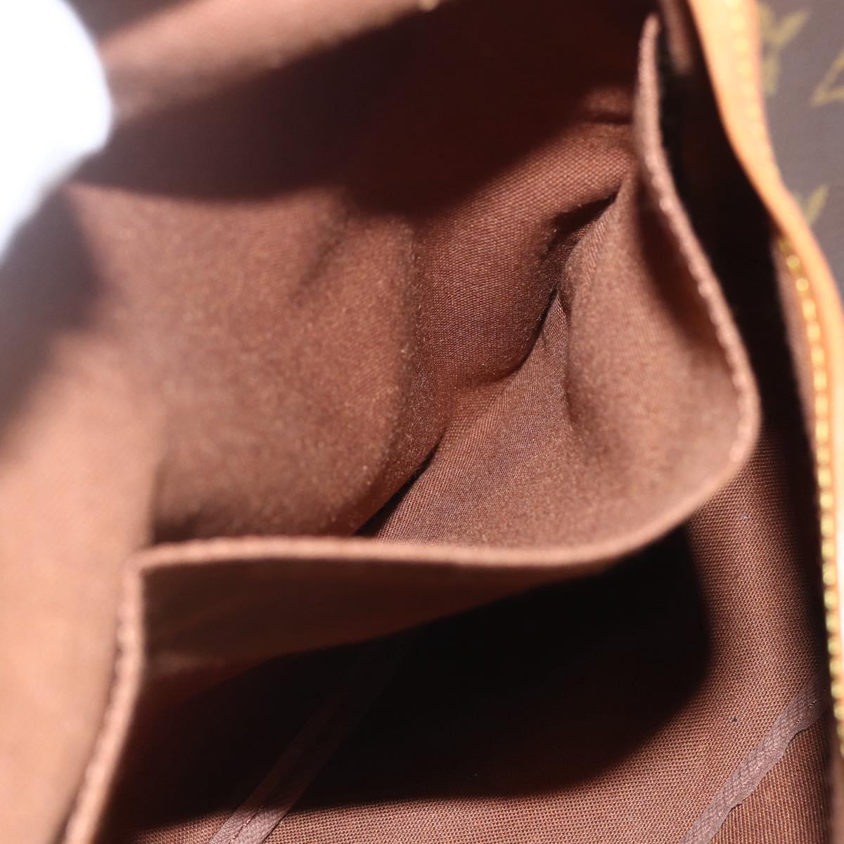 LOUIS VUITTON Monogram Saumur 35 Shoulder Bag M42254 LV Auth ka635