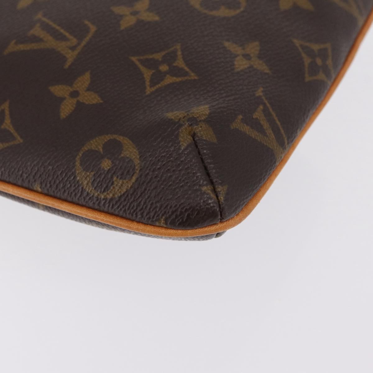LOUIS VUITTON Monogram Partition Pouch M51901 LV Auth ka6351